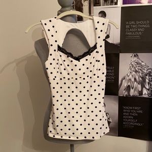 EXPRESS SUMMER POLKA DOT TANK TOP